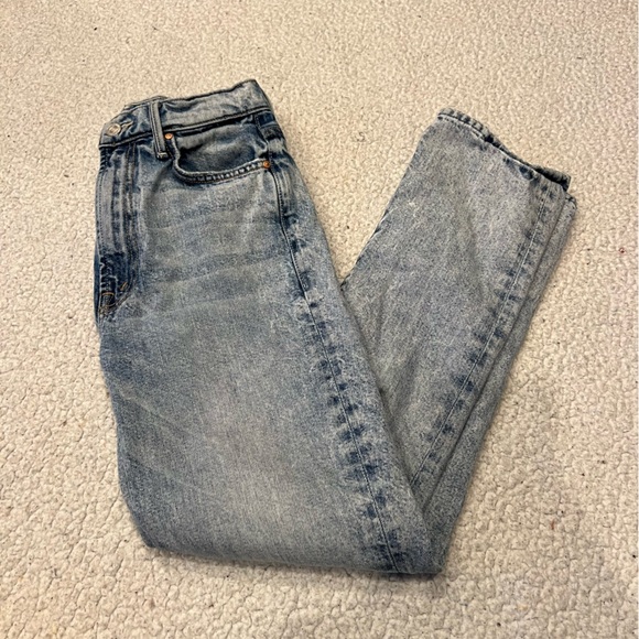 MOTHER SUPERIOR THE SWOONER RASCAL ANKLE Jeans Sign Wash Light - Picture 3 of 9